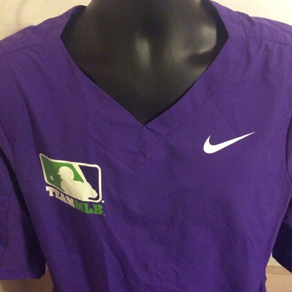 Nike Baseball Team MLB V-Neck Pullover Top - Picture 2 of 11